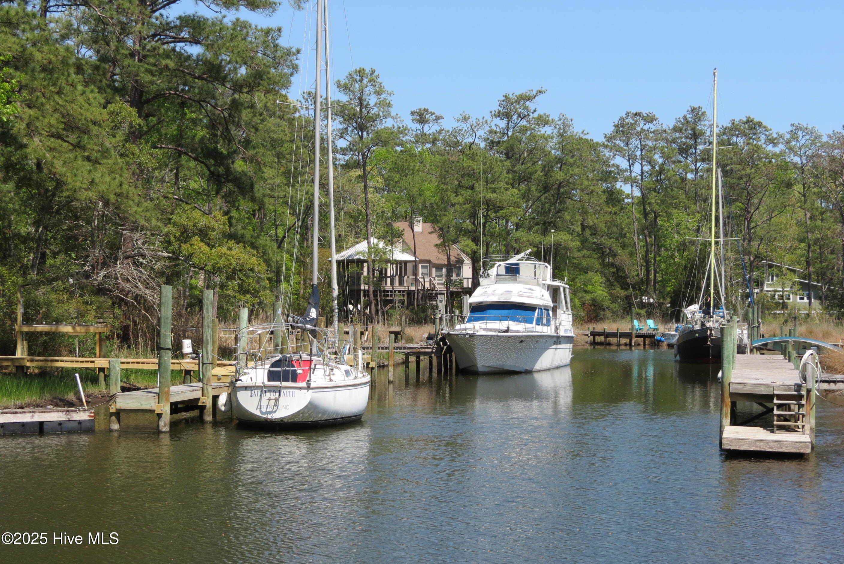 6009 Harbour Way Oriental, NC 28571 - Photo 42 of 42 Farther out the canal