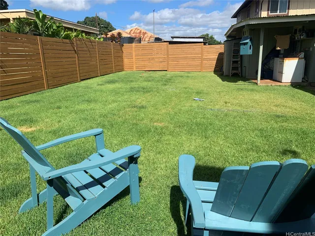 a view of outdoor space and seating