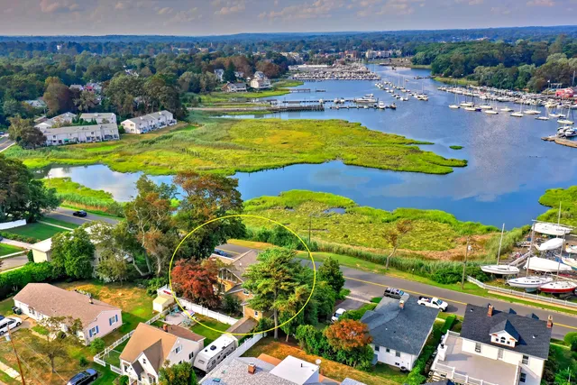 a front view of a house with entertaining space