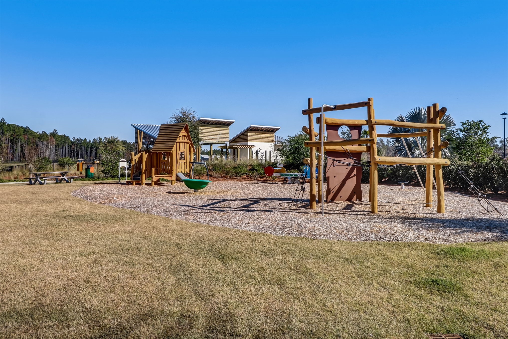 230 Wildlight Avenue Yulee, FL 32097 - Photo 42 of 73 a view of a park with swings and slides