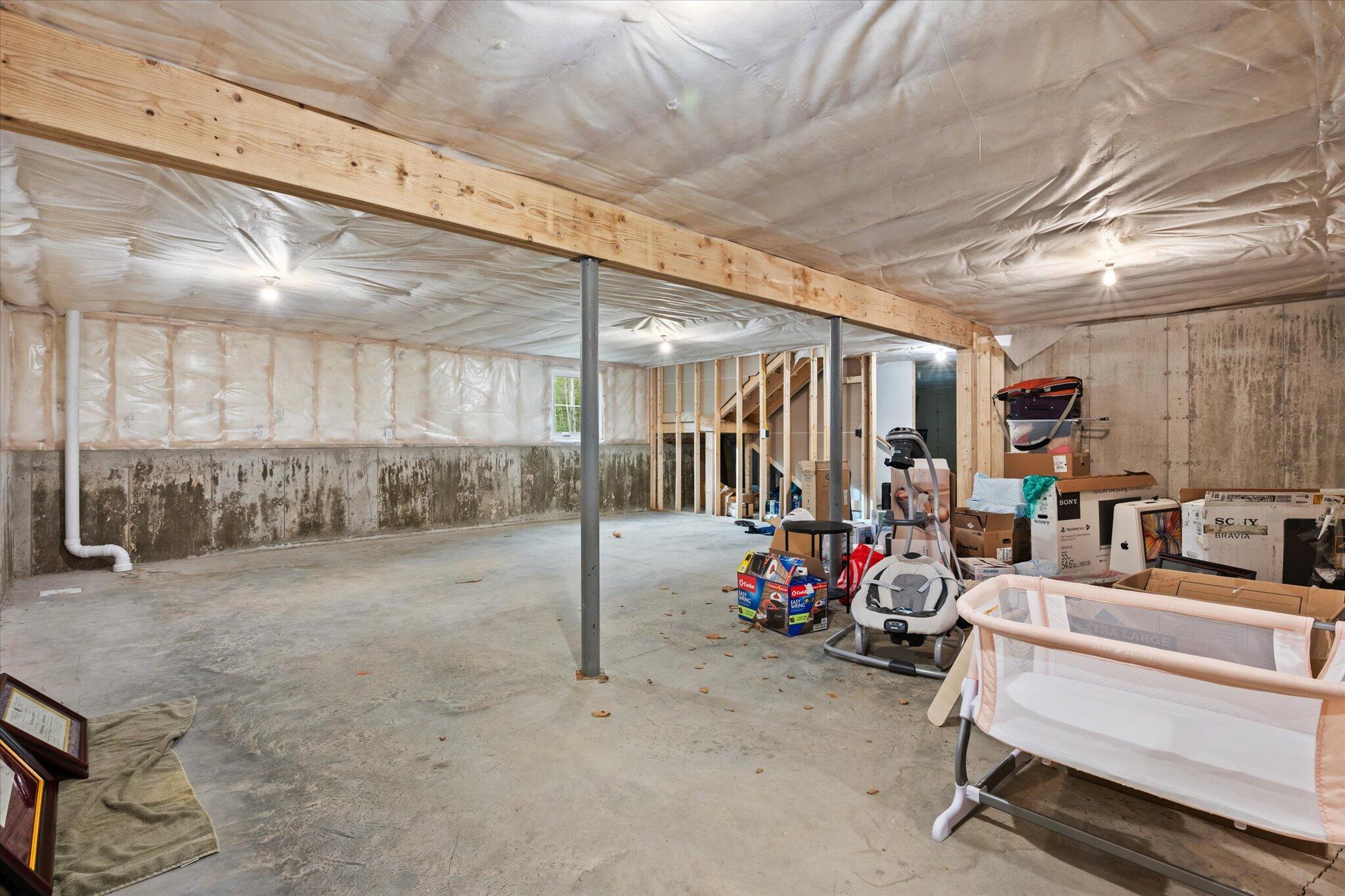 365 Walden Parke Way Bangor, ME 04401 - Photo 48 of 62 Basement- ample space for finishing