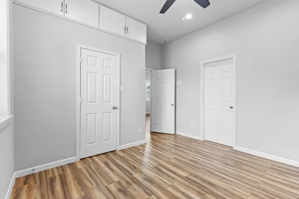 a view of a closet
