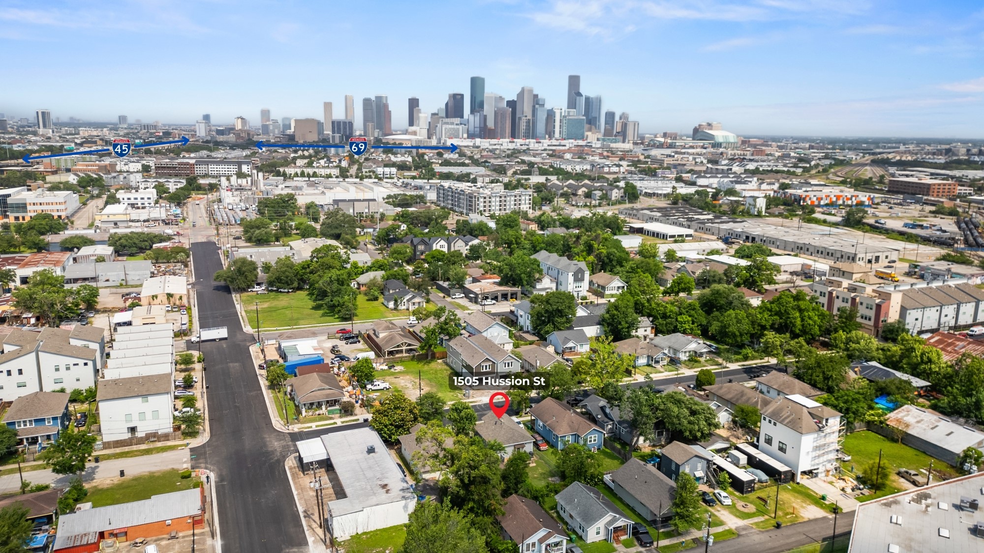1505 Hussion Street Houston, TX 77003 - Photo 34 of 34 a view of a city