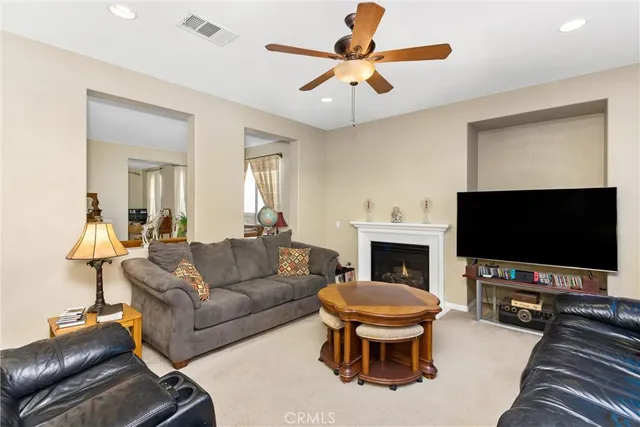 a bedroom with a bed and a table