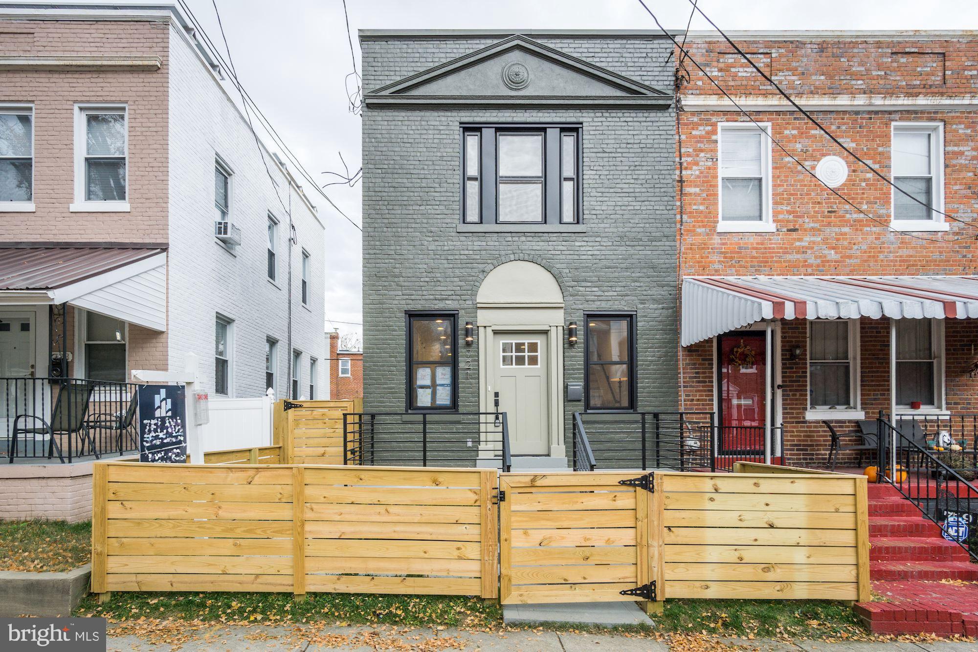 721 Roxboro Place Northwest Washington, DC 20011 - Photo 1 of 41 Inviting Curb Appeal with fenced yard