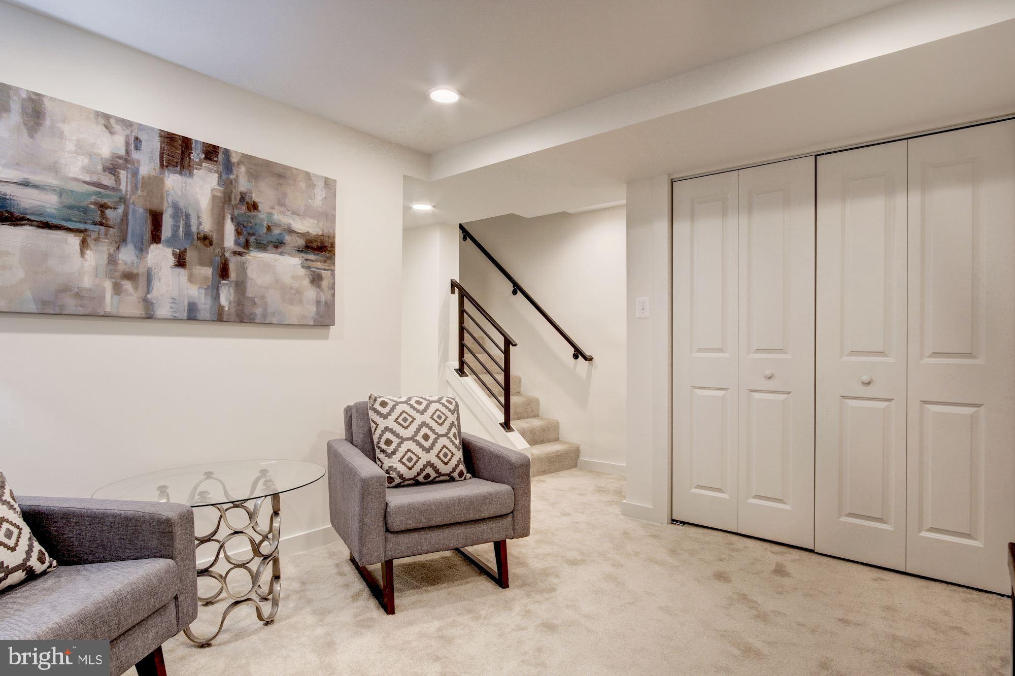 721 Roxboro Place Northwest Washington, DC 20011 - Photo 29 of 41 Basement Living Area