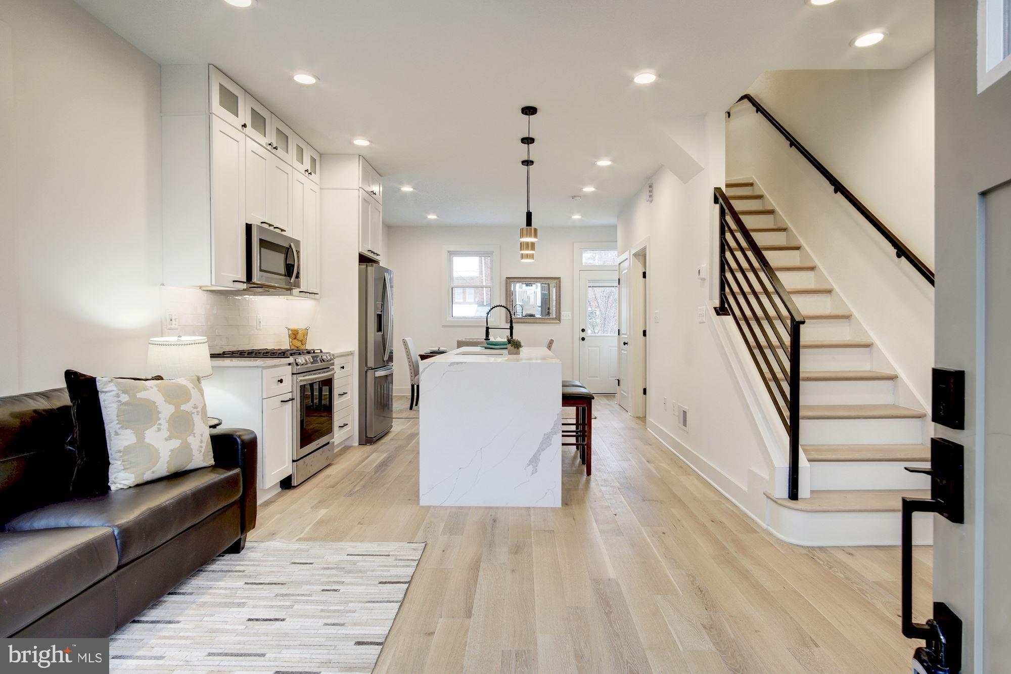 721 Roxboro Place Northwest Washington, DC 20011 - Photo 41 of 41 Open Floor Plan with Light Finishes