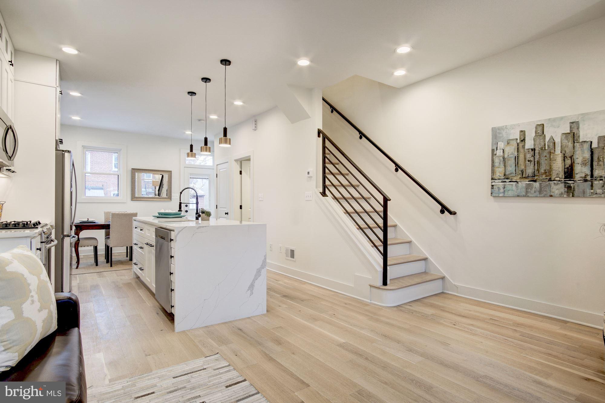 721 Roxboro Place Northwest Washington, DC 20011 - Photo 7 of 41 Custom metal stair railings