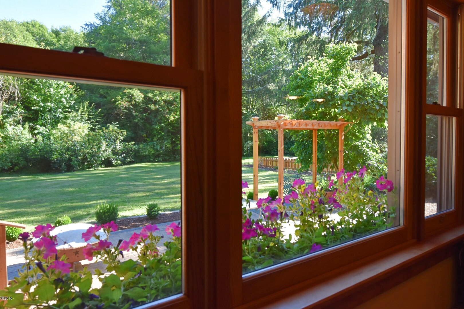 1754 Old River Road Northeast Siletz, OR 97380 - Photo 22 of 42 Views of the gardens