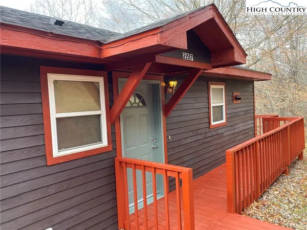 a view of outdoor space and deck