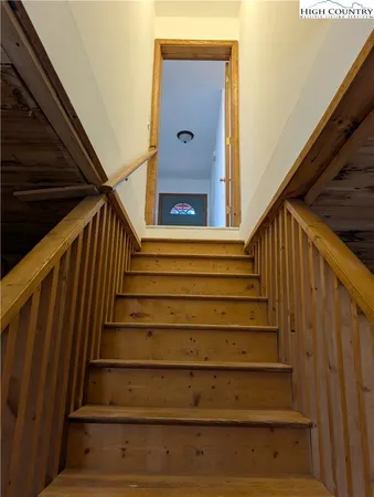 a view of a door in the house