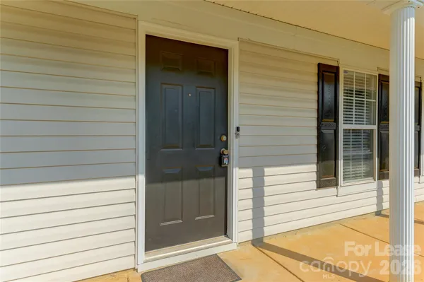 a view of front door