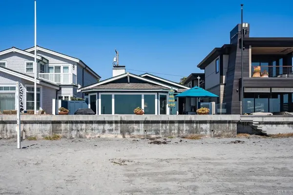 a front view of a house with a wooden fence
