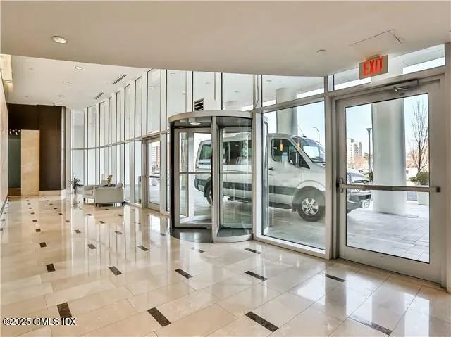 a very nice looking room with a large window