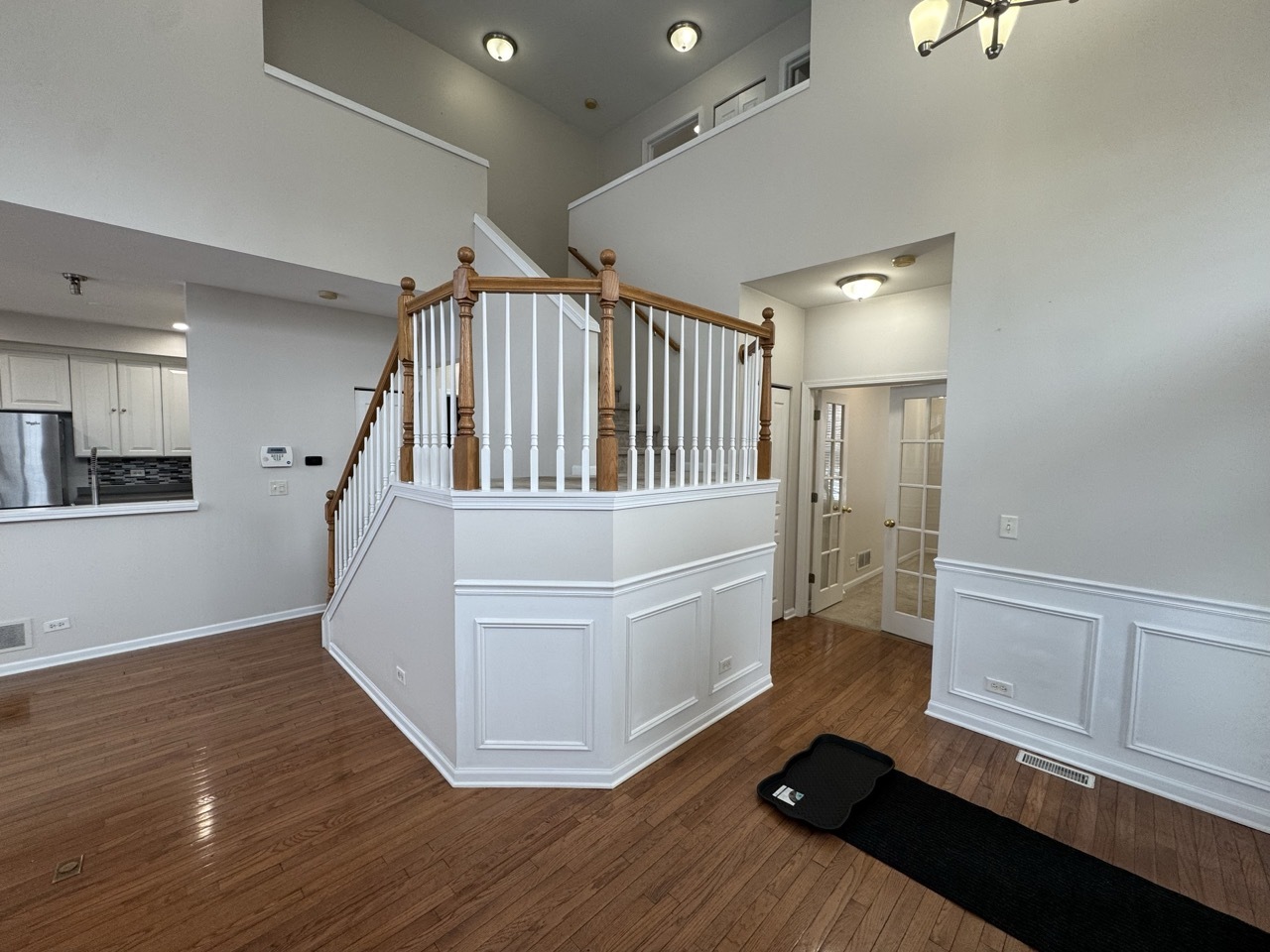 3029 Peachtree Circle Aurora, IL 60502 - Photo 2 of 19 a view of entryway with stairs and wooden floor