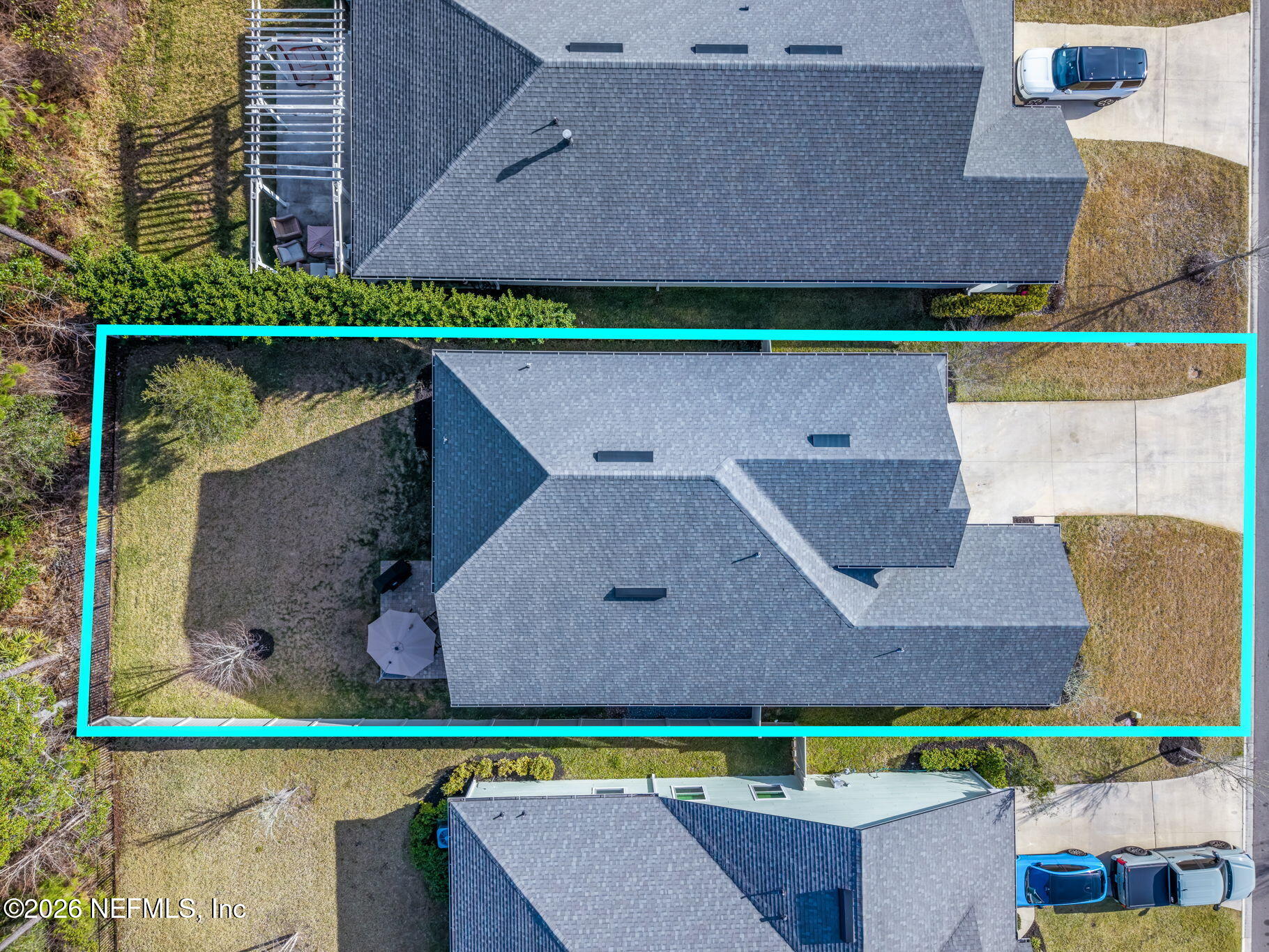 175 Convex Lane St. Augustine, FL 32095 - Photo 59 of 66 an aerial view of a house and a yard