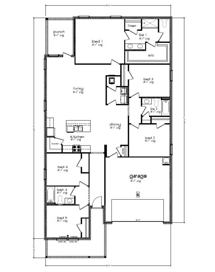 4670 Marine Loop Crestview, FL 32539 - Photo 30 of 30 Floorplan