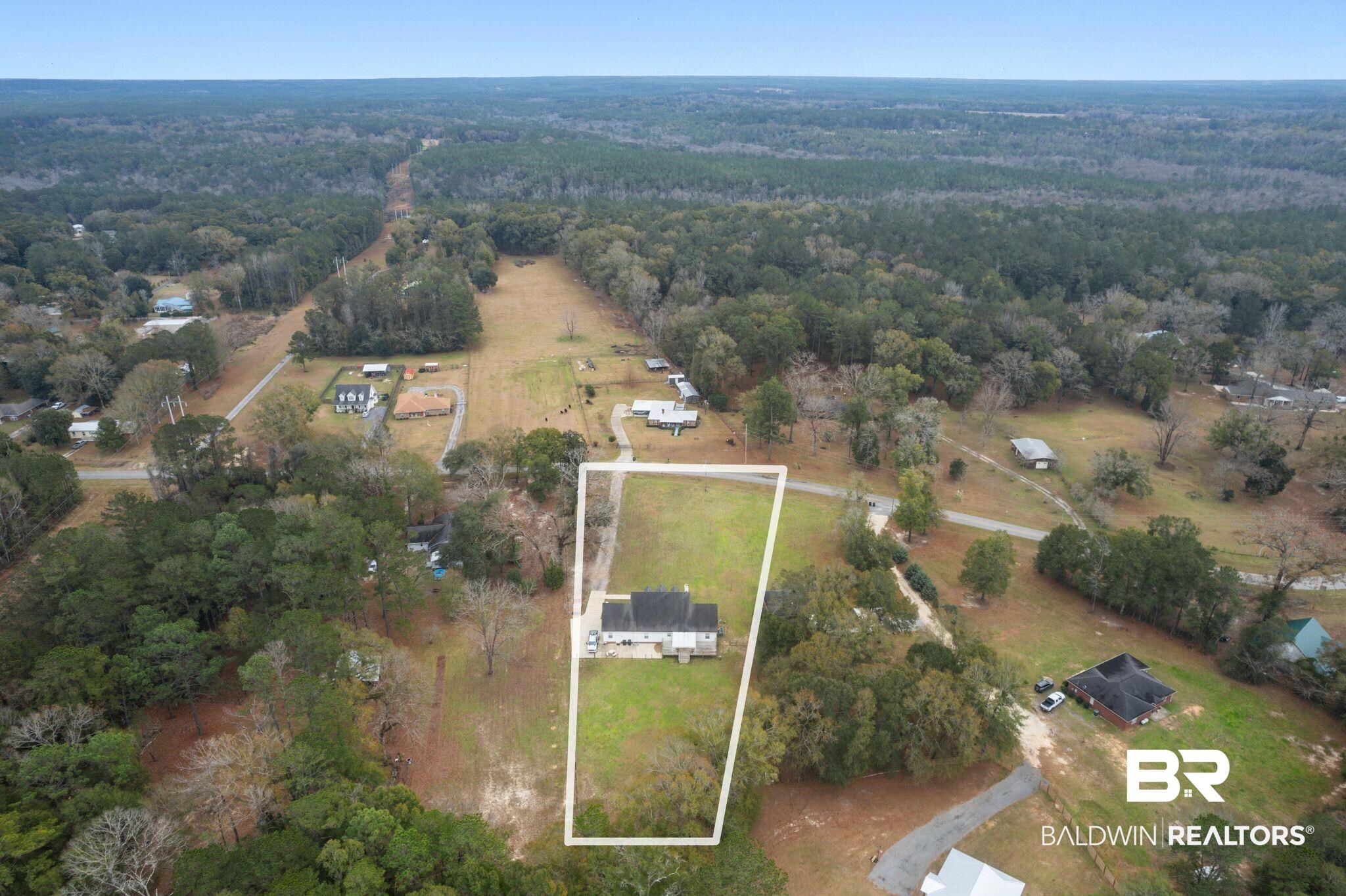 9539 Lakeview Road Bay Minette, AL 36507 - Photo 44 of 45 Bird's eye view