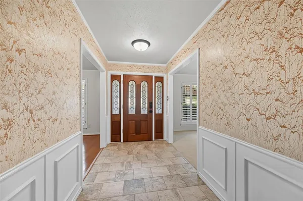 a bathroom with a shower and a bathtub