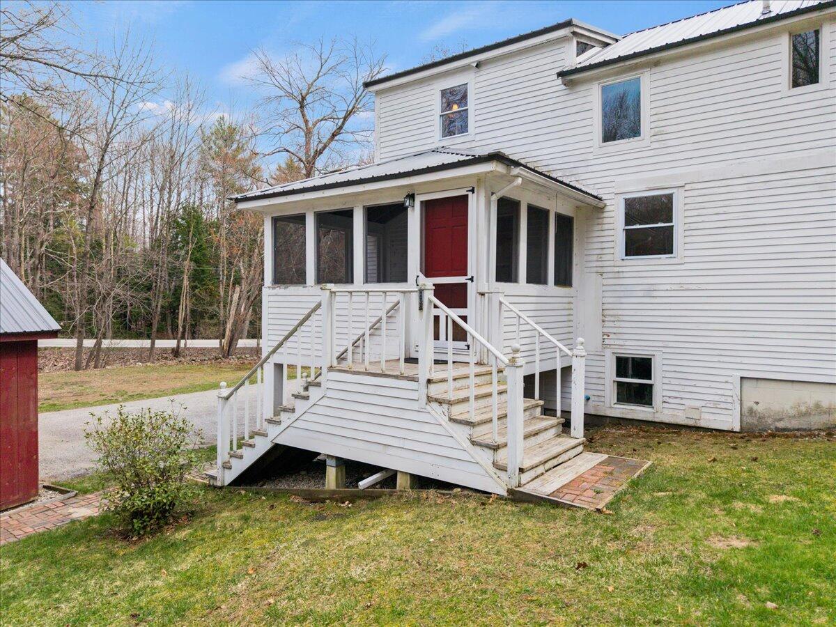 80 Skillin Road Cumberland, ME 04021 - Photo 30 of 37 Screened Porch from Outside