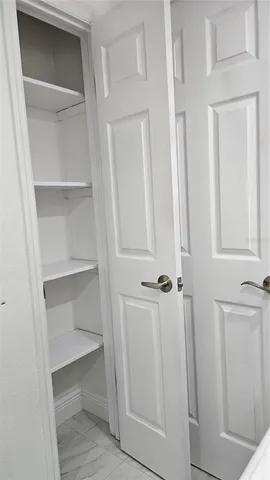 a close view of a utility room