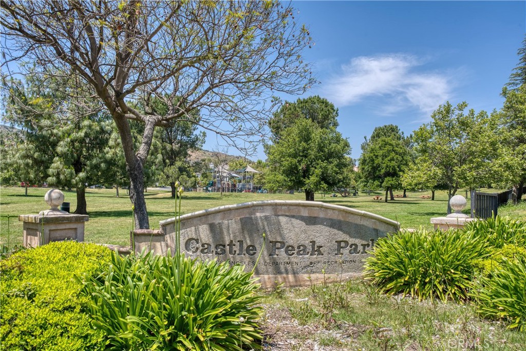 23924 Clarington Drive West Hills, CA 91304 - Photo 39 of 40 a view of a water fountain in the middle of a garden