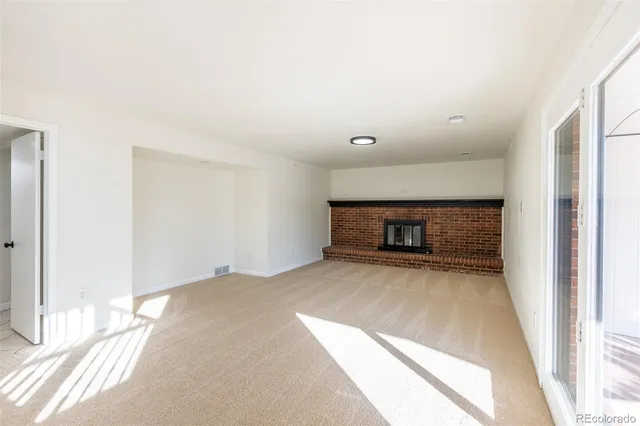 a view of empty room