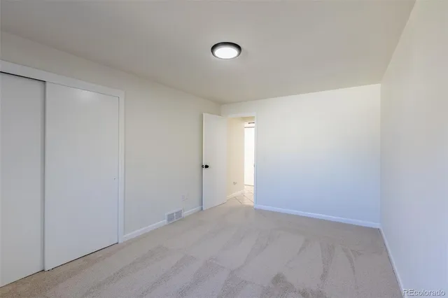 a view of empty room