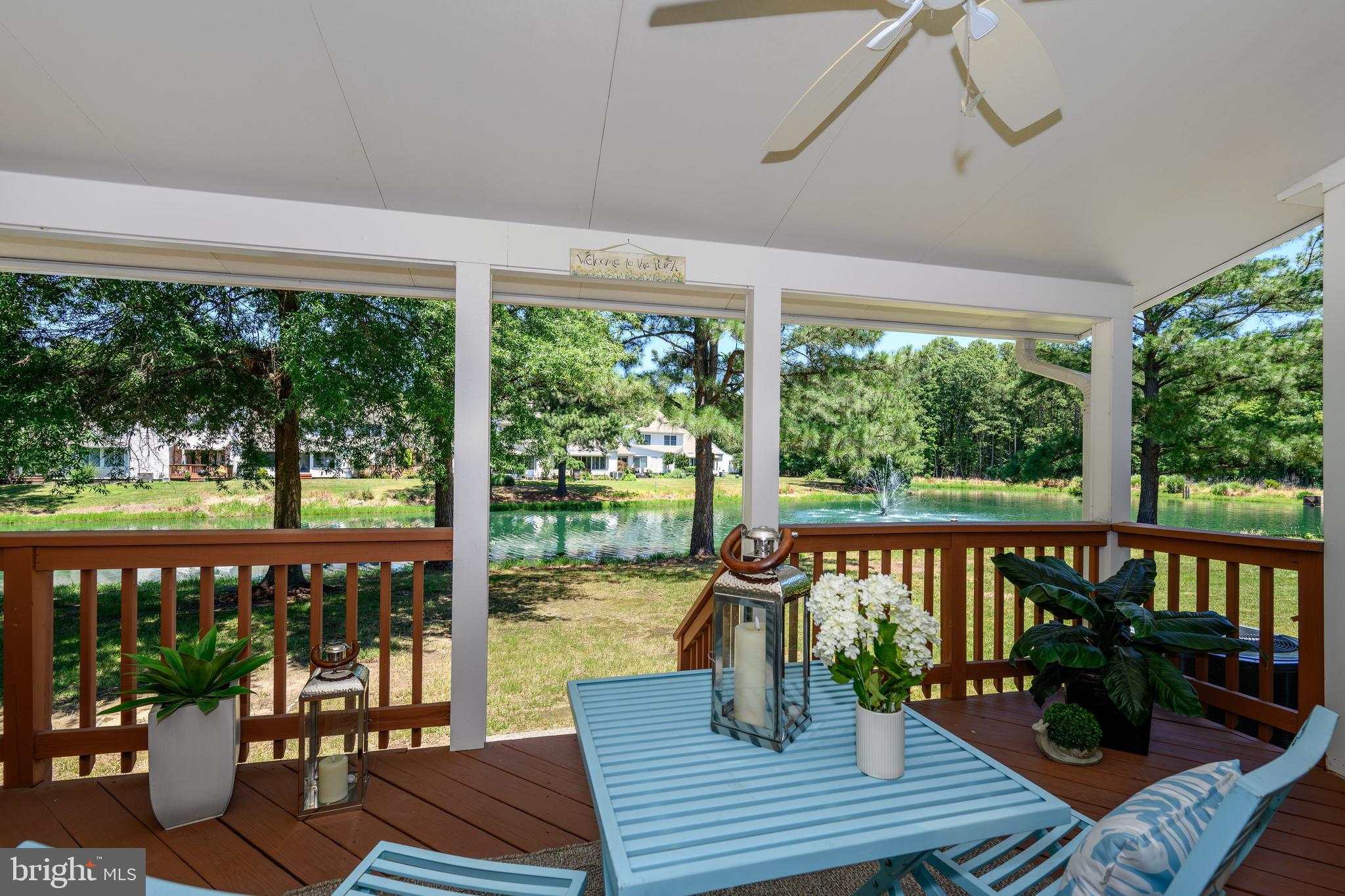 7013 Bridgepointe Drive Chester, MD 21619 - Photo 2 of 48 Porch on the beautiful pond