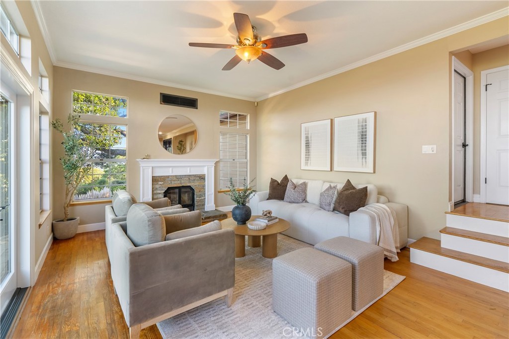 10885 San Marcos Road Atascadero, CA 93422 - Photo 17 of 63 a living room with furniture and a fireplace