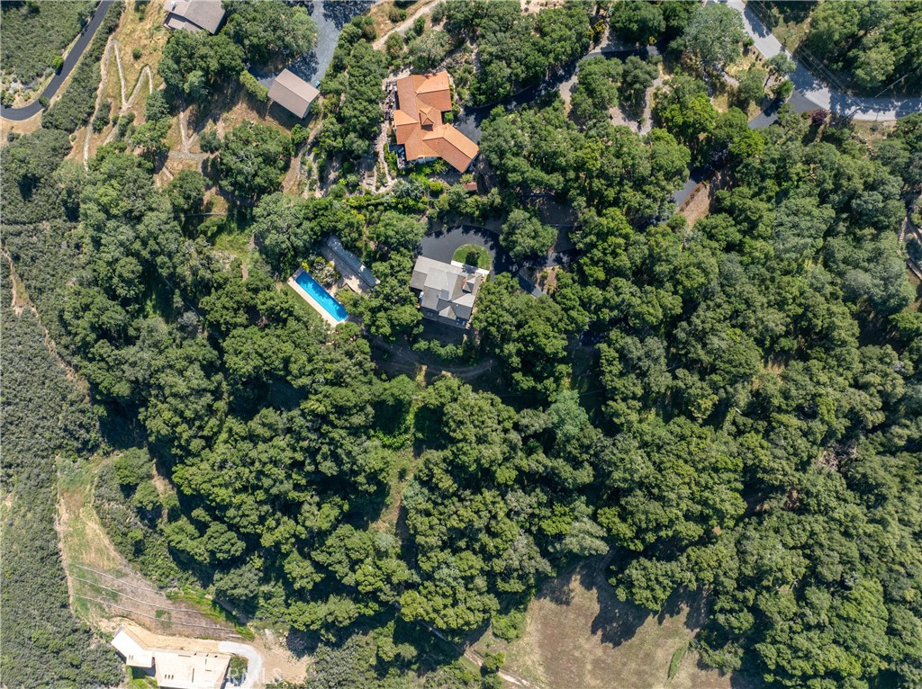 10885 San Marcos Road Atascadero, CA 93422 - Photo 57 of 63 an aerial view of residential house with outdoor space and trees all around