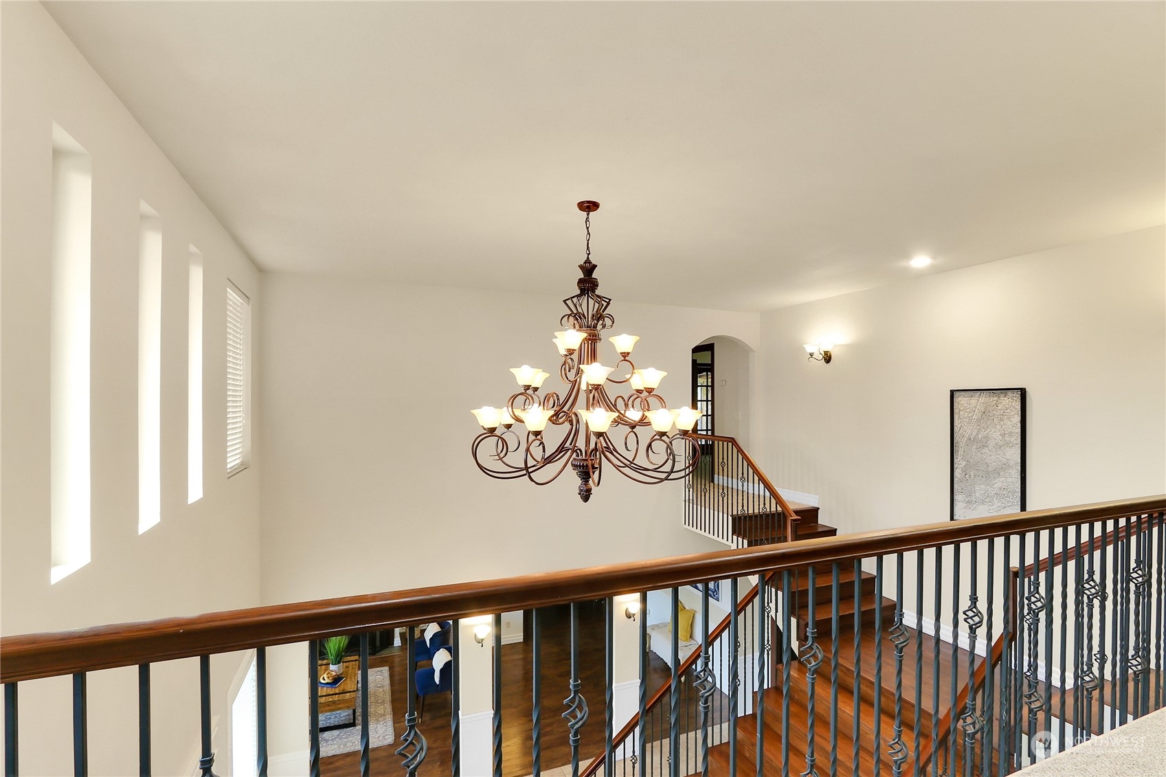 13921 Jim Creek Road Arlington, WA 98223 - Photo 29 of 35 a view of a chandelier and window in a room