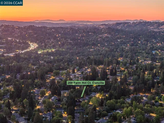 $1,995,000 | 209 Farm Hill Court, Danville, CA 94526