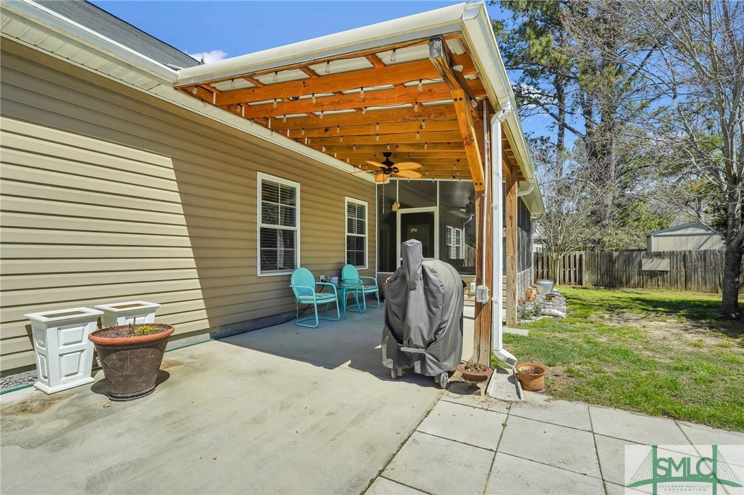 12 Shelby Road Savannah, GA 31405 - Photo 33 of 40 Pergola with a metal roof