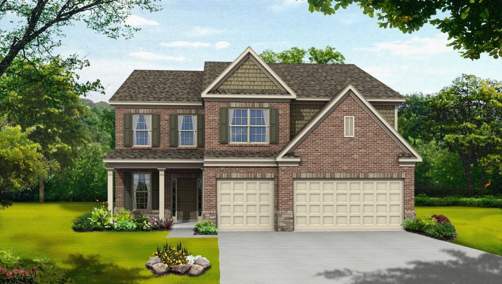 3581 Bartows Bridge Road Powder Springs, GA 30127 - Photo 1 of 1 Color Rendering of Plan & Elevation