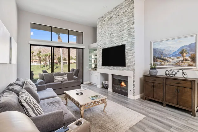 a kitchen with a sink and a refrigerator