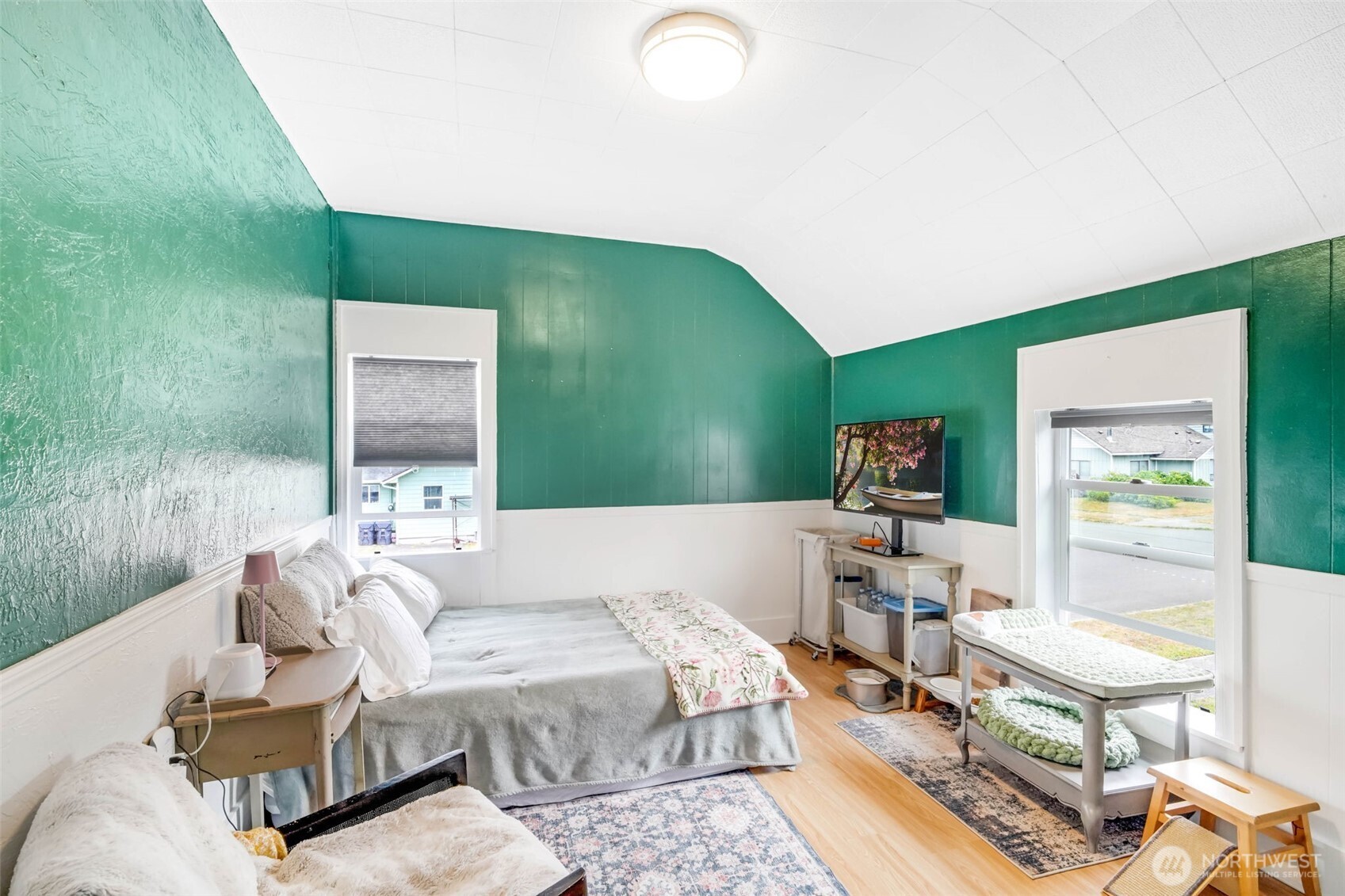 1224 4th Street Cosmopolis, WA 98537 - Photo 14 of 25 a living room with furniture and a large window