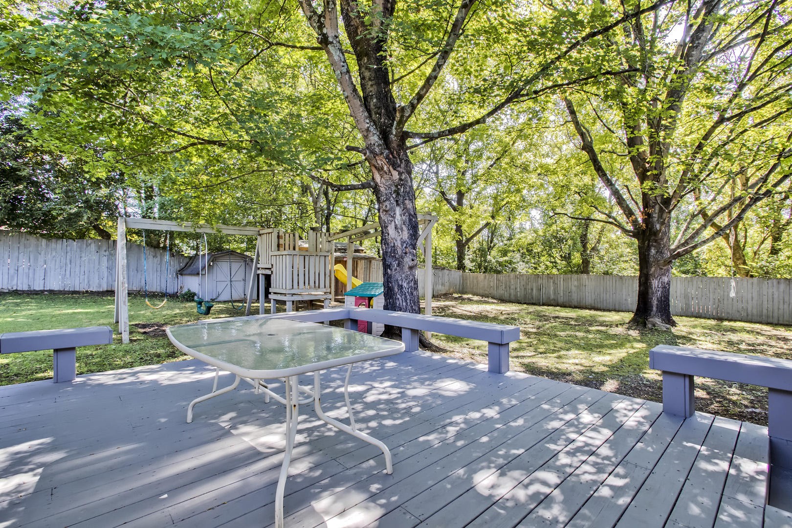 7604 Ogg Road Knoxville, TN 37938 - Photo 36 of 39 a view of a yard with swimming pool and sitting area