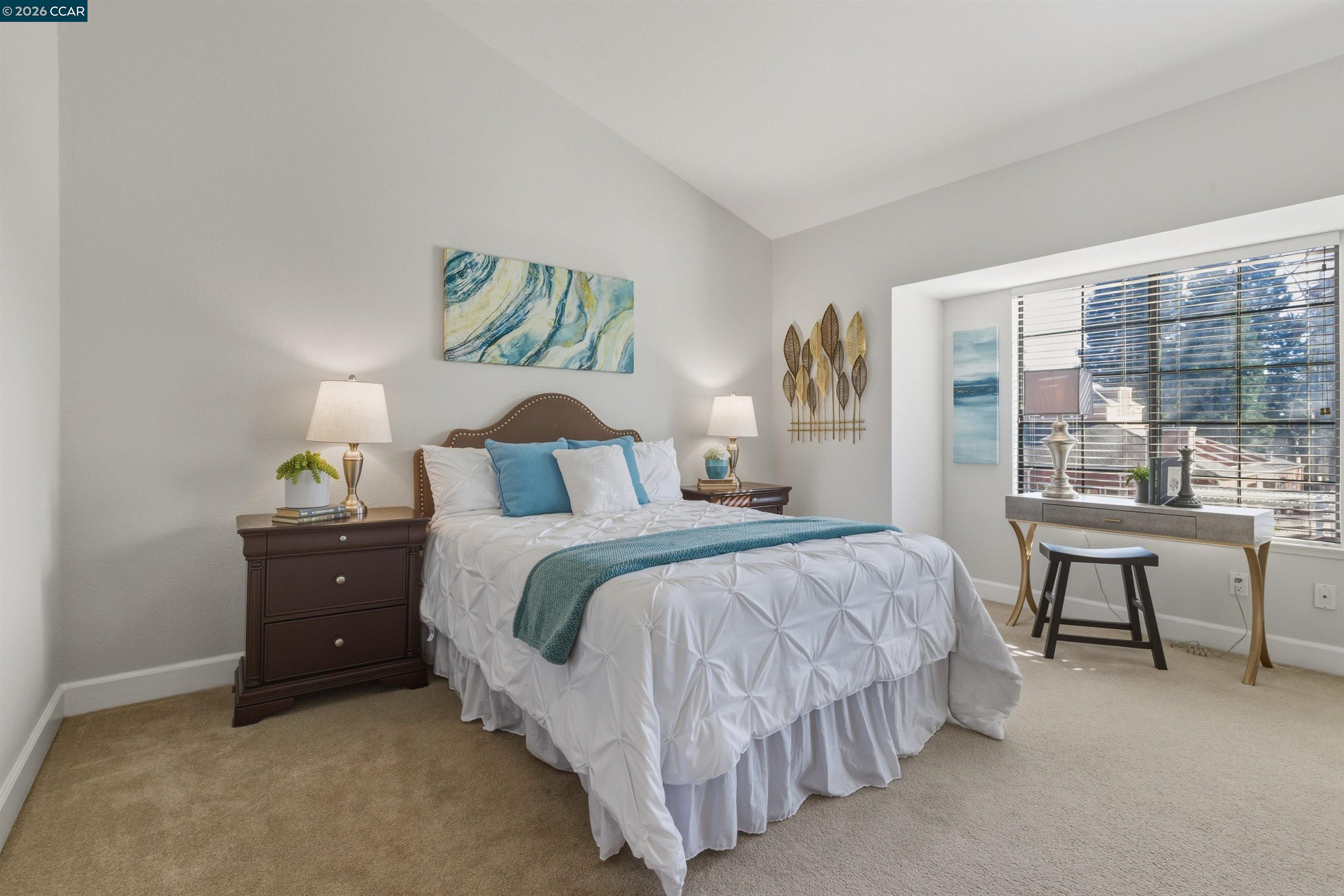 332 Eastridge Drive San Ramon, CA 94582 - Photo 21 of 41 a bedroom with a bed and a table