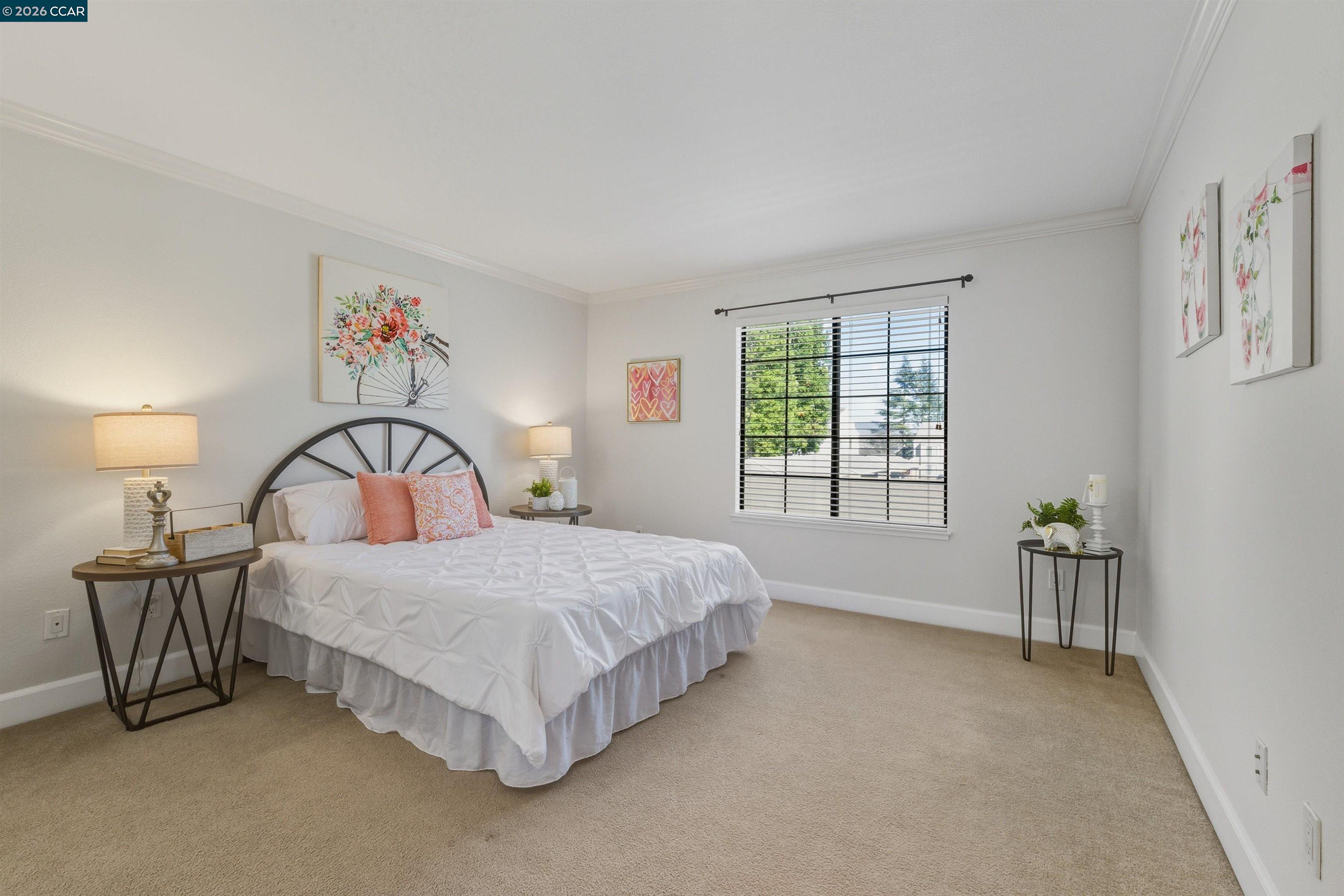 332 Eastridge Drive San Ramon, CA 94582 - Photo 26 of 41 a bedroom with a bed a table and windows