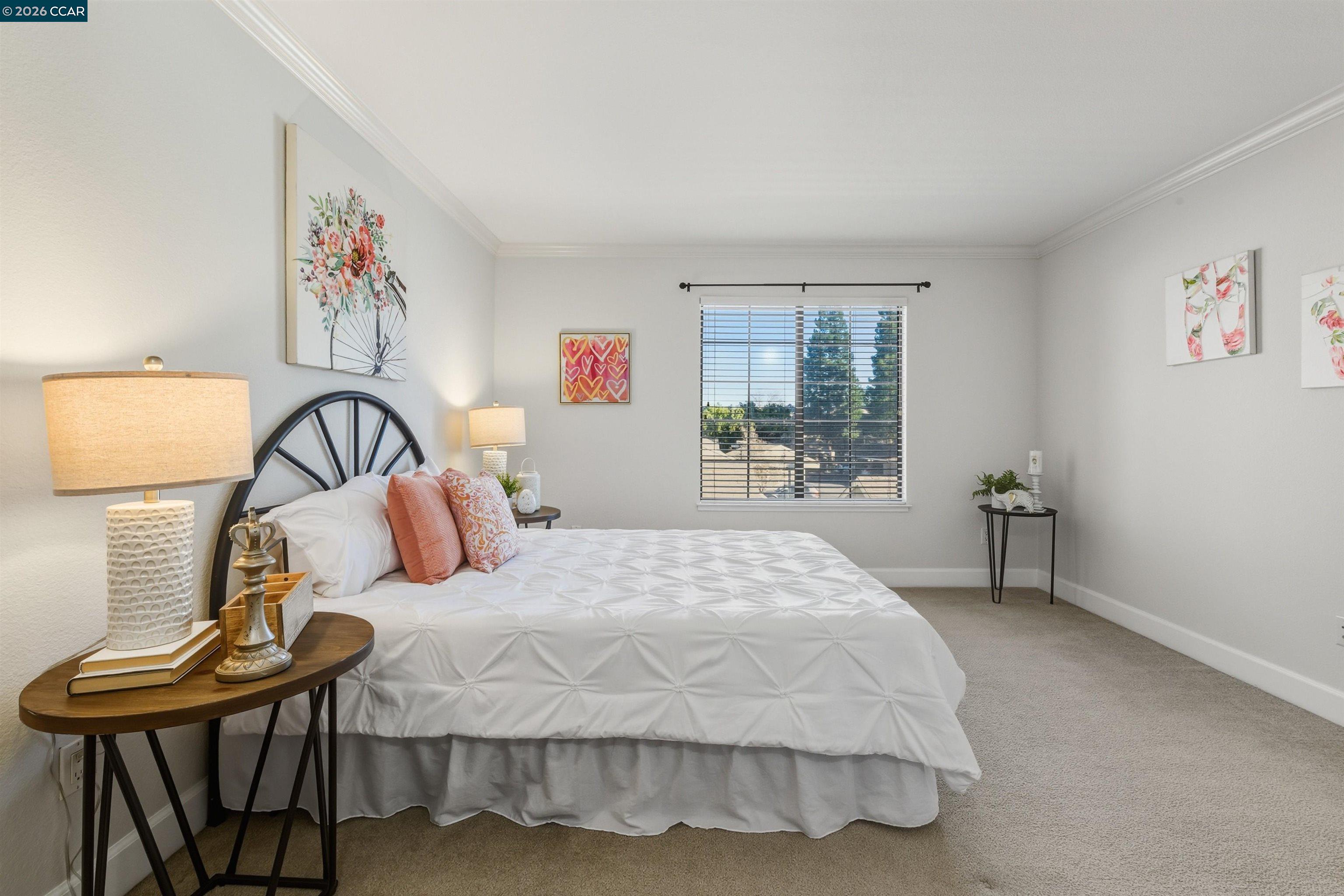 332 Eastridge Drive San Ramon, CA 94582 - Photo 27 of 41 a bedroom with a bed and a table in it