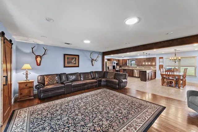 a view of an empty room