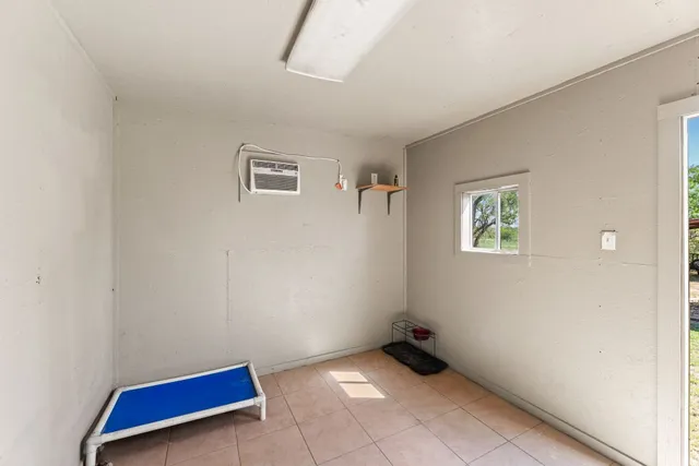 a view of swimming pool with an ocean view