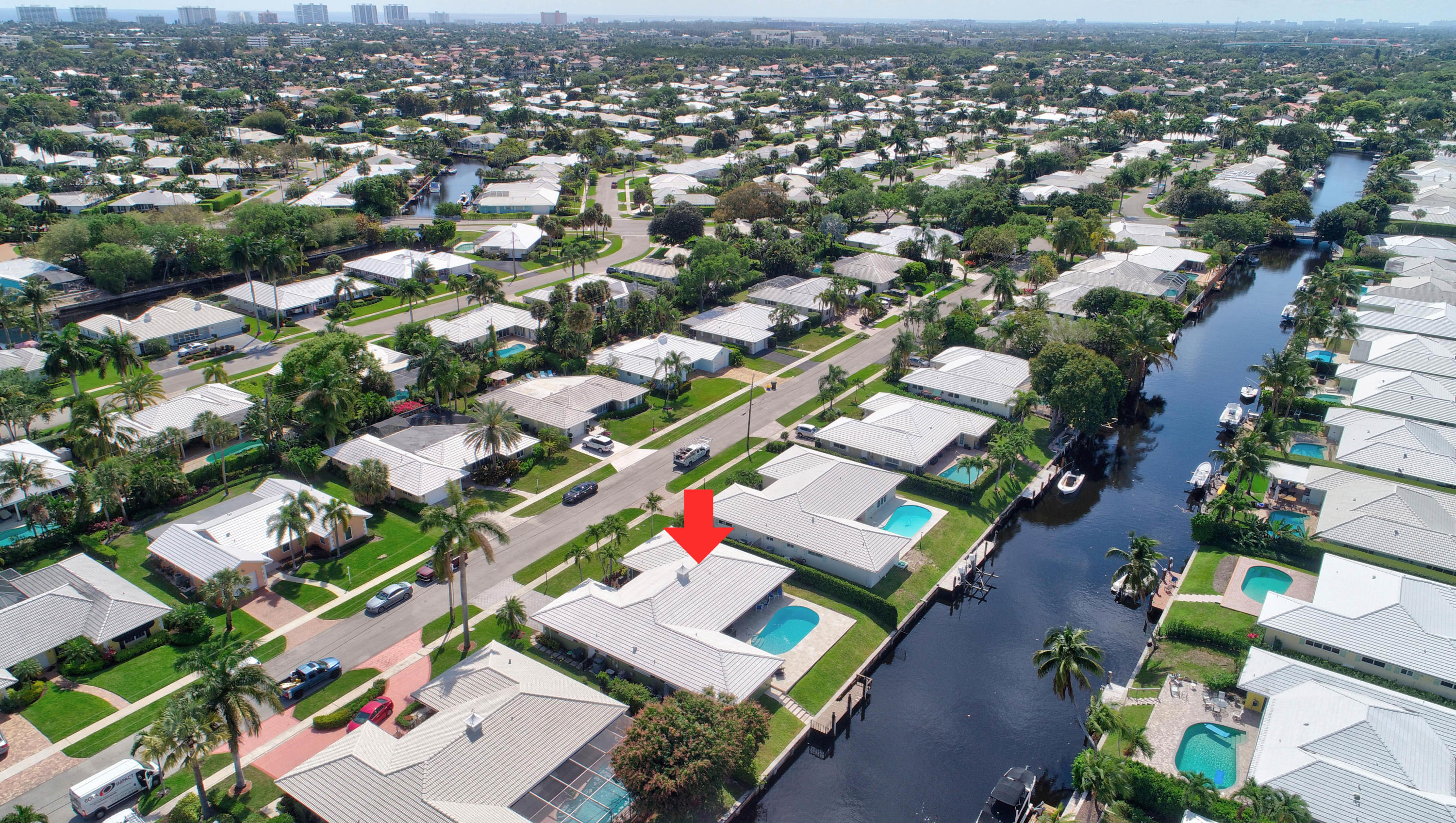 1027 Pepperridge Terrace Boca Raton, FL 33486 - Photo 49 of 54 Drone Rear