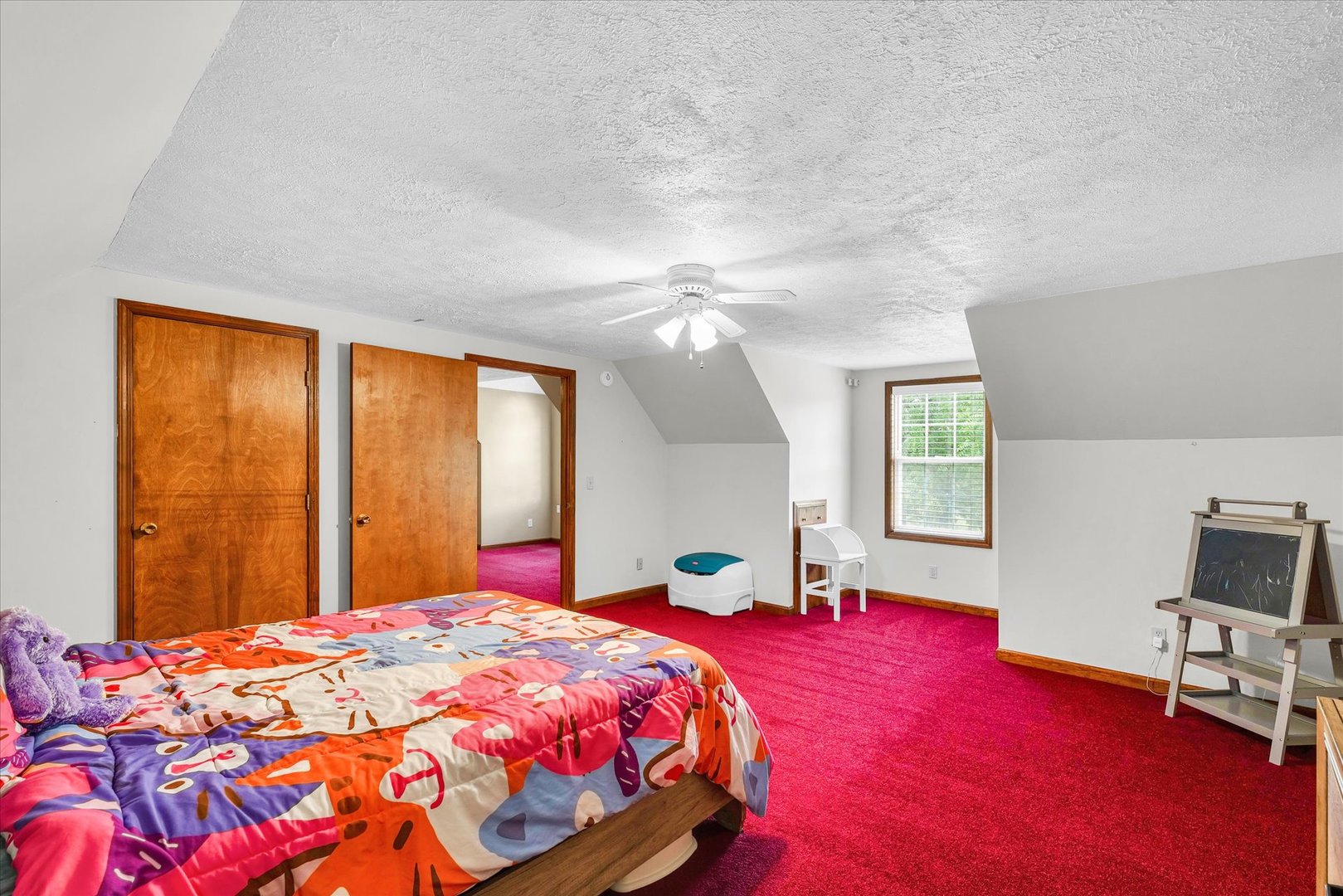 7795 Buttercup Road Weldon, IL 61882 - Photo 28 of 47 a bedroom with a bed dresser and a window