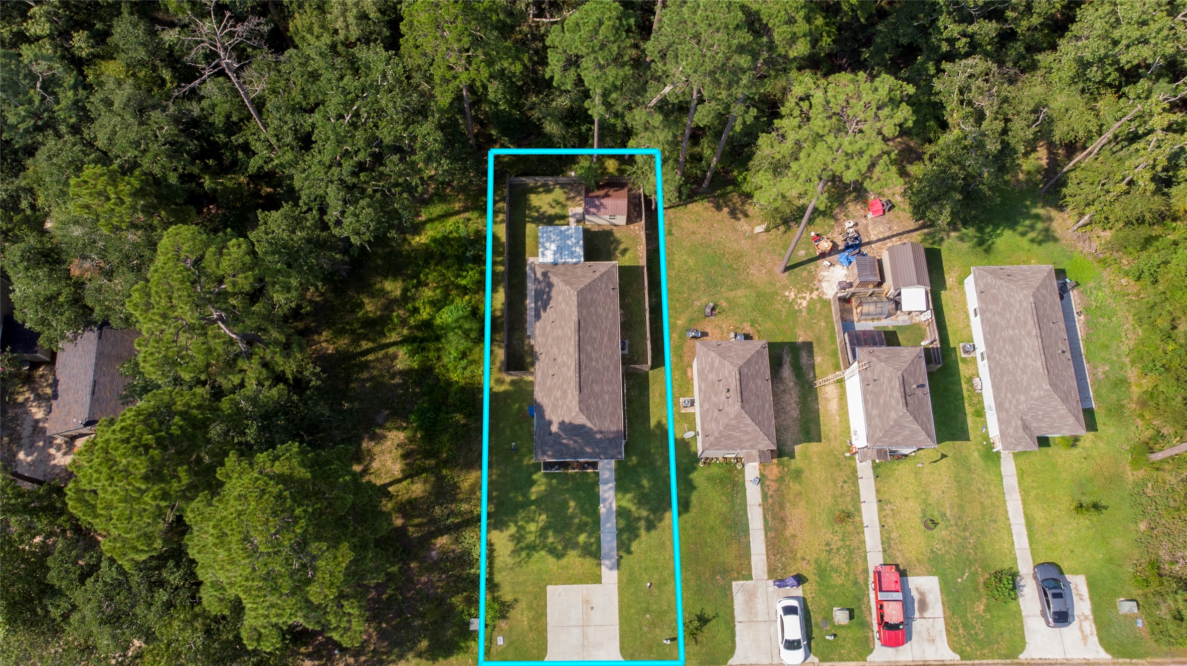 28617 Rantoul Court Point Blank, TX 77364 - Photo 2 of 29 a bird view of a house with a tree