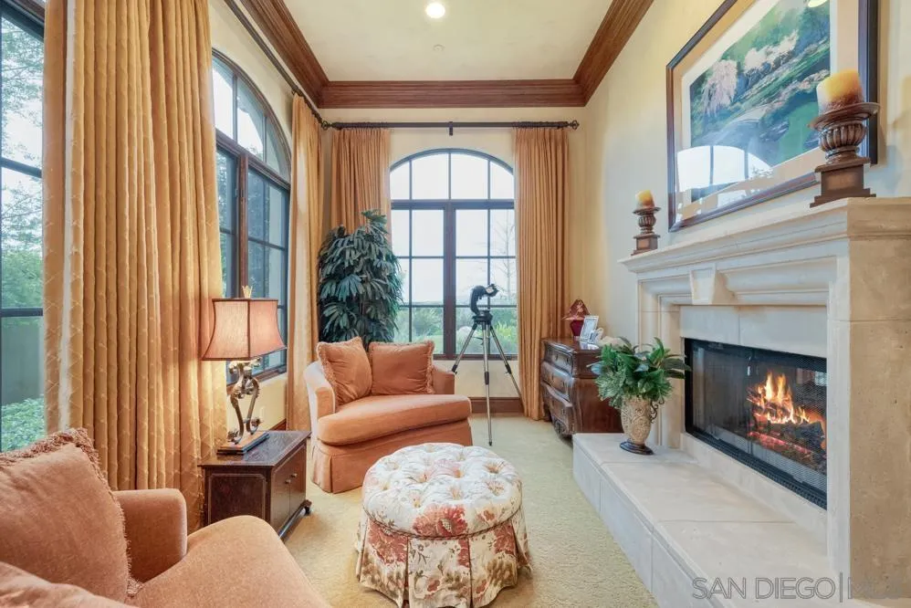 16537 Rd To Rio San Diego, CA 92127 - Photo 18 of 30 a living room with furniture fireplace and a large window
