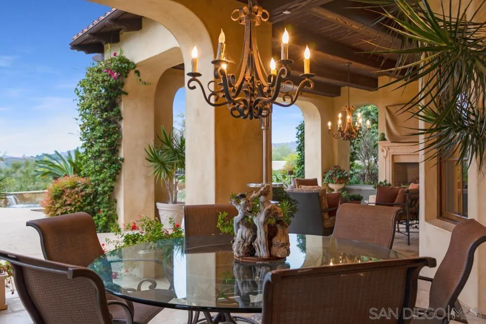 16537 Rd To Rio San Diego, CA 92127 - Photo 30 of 30 a view of a dining room with furniture and a potted plant