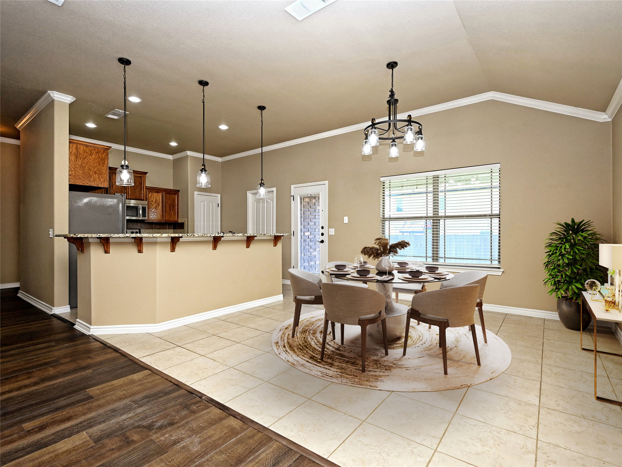 224 Geode Lane Jarrell, TX 76537 - Photo 14 of 36 Breakfast Area- Virtually Staged