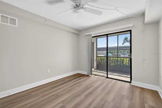 a view of city from a balcony